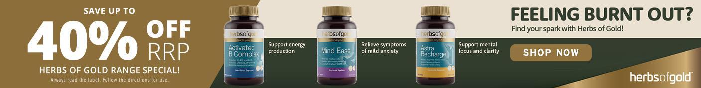 Herbs of Gold range sale!
