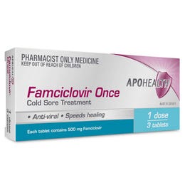 ApoHealth Famciclovir Tab 500mg X 3