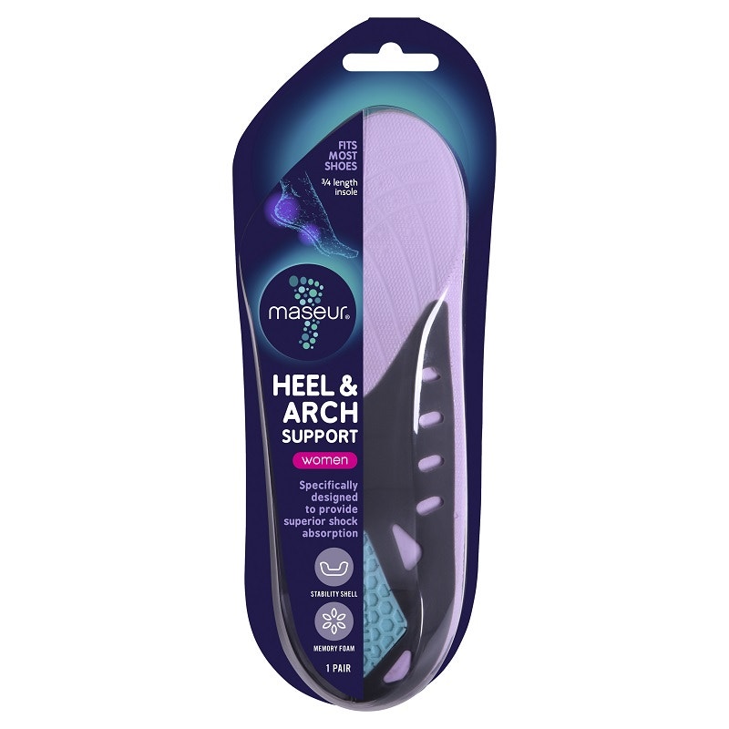 Maseur Footcare Heel Arch Support Women Chemist Direct